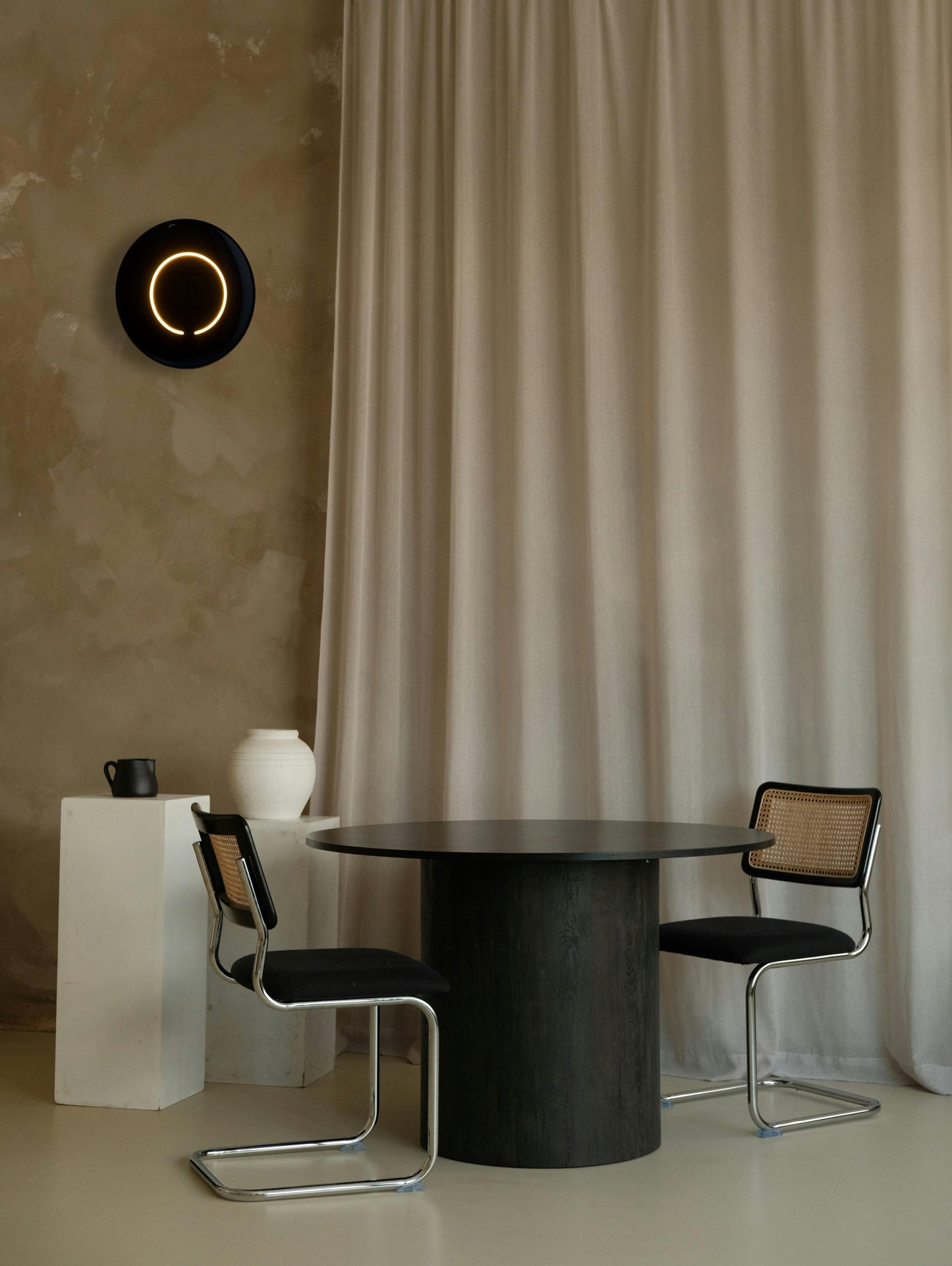 Crescent Wall Lamp – Modern LED Wall Light for Bedroom, Living Room & Studio | Ambient Accent Lighting(Adapter not included)