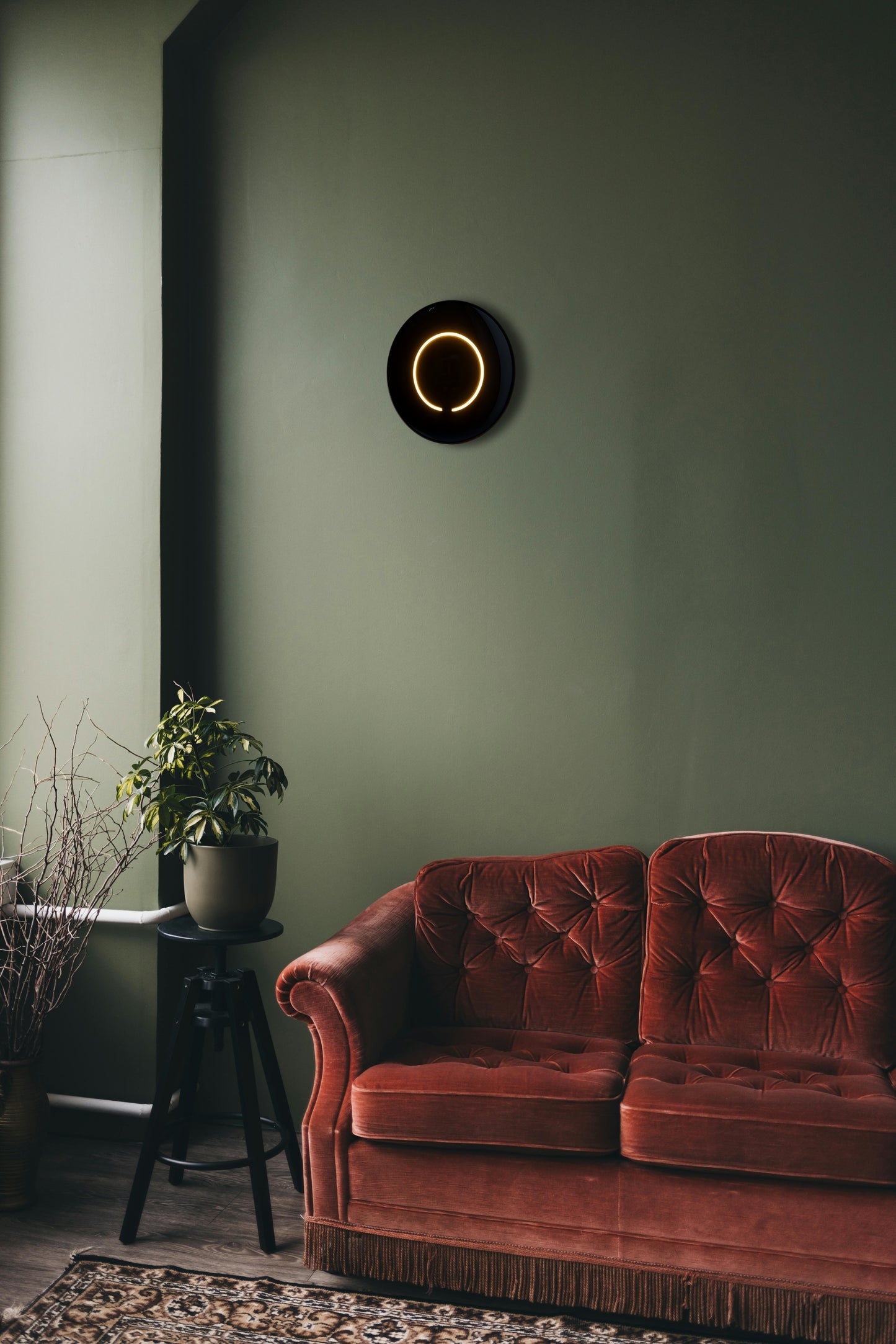 Crescent Wall Lamp – Modern LED Wall Light for Bedroom, Living Room & Studio | Ambient Accent Lighting(Adapter not included)