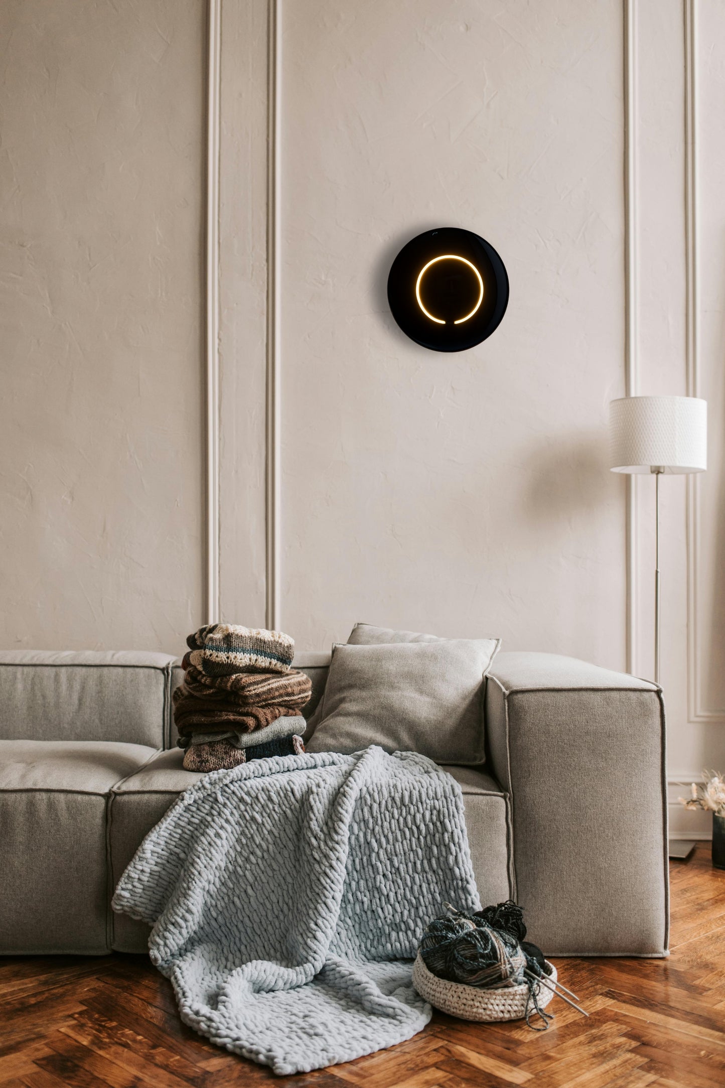 Crescent Wall Lamp – Modern LED Wall Light for Bedroom, Living Room & Studio | Ambient Accent Lighting(Adapter not included)