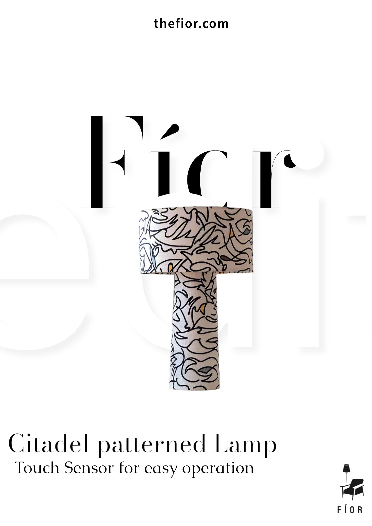 Citadel table lamp by Fíor