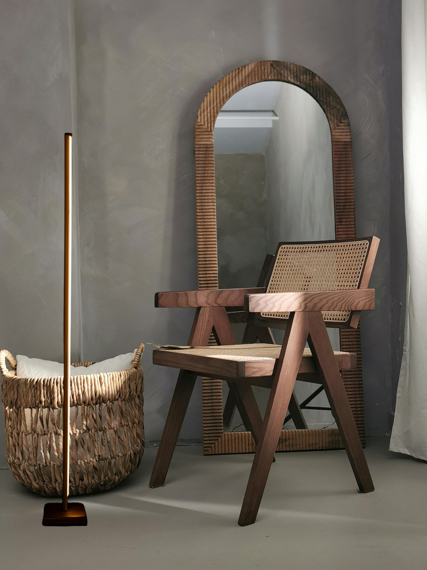 Swiss floor lamp by Fíor. Buy 1 get 1 free (Adapter not included)