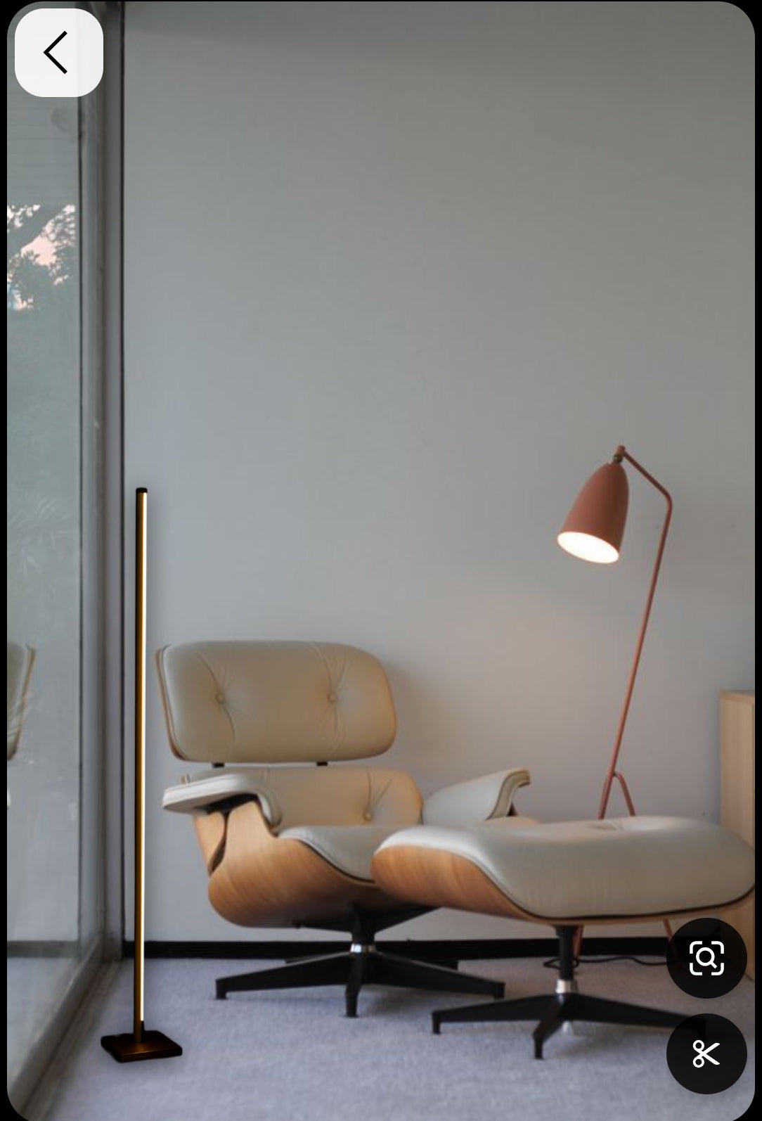 Swiss floor lamp by Fíor. Buy 1 get 1 free (Adapter not included)