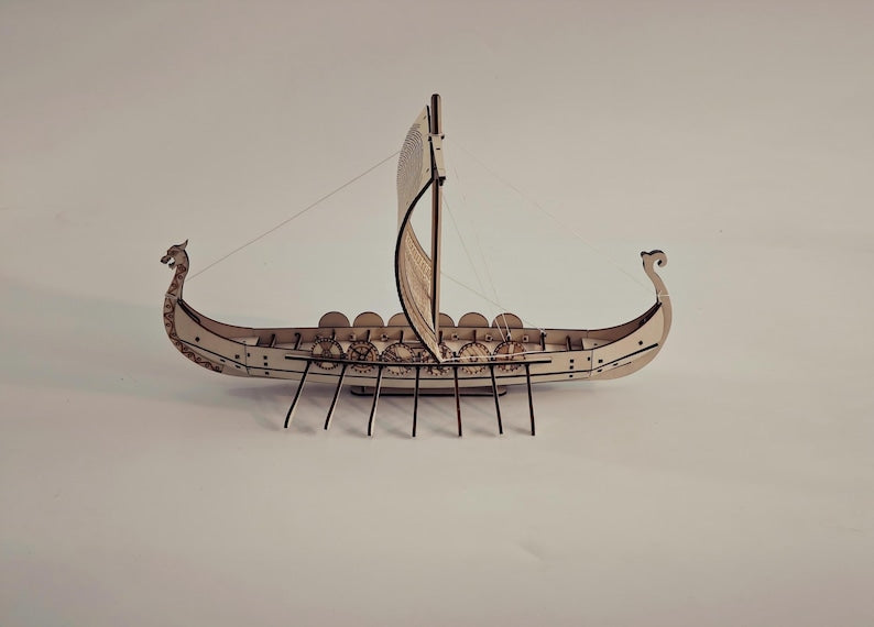 Ragnar Vikings ship puzzle kit by Fíor (Buy 1 Get 1 Free)