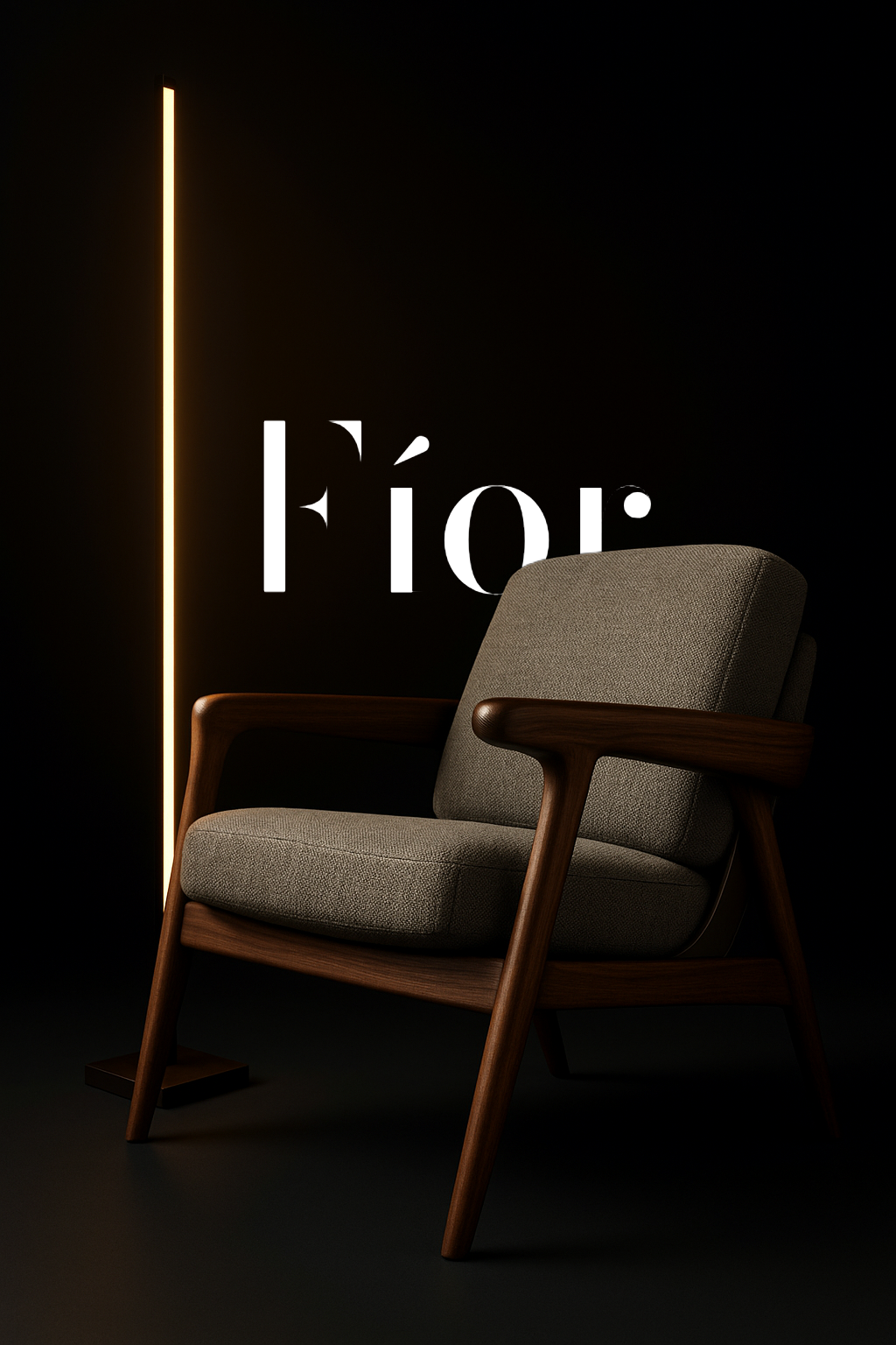 Swiss floor lamp by Fíor. Buy 1 get 1 free (Adapter not included)