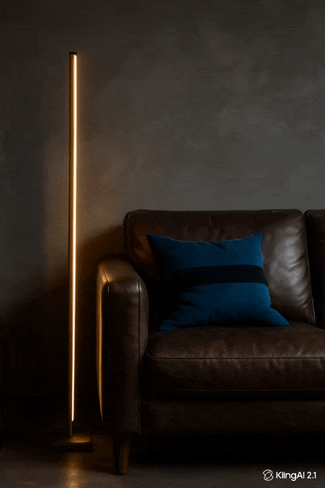 Swiss floor lamp by Fíor. Buy 1 get 1 free (Adapter not included)