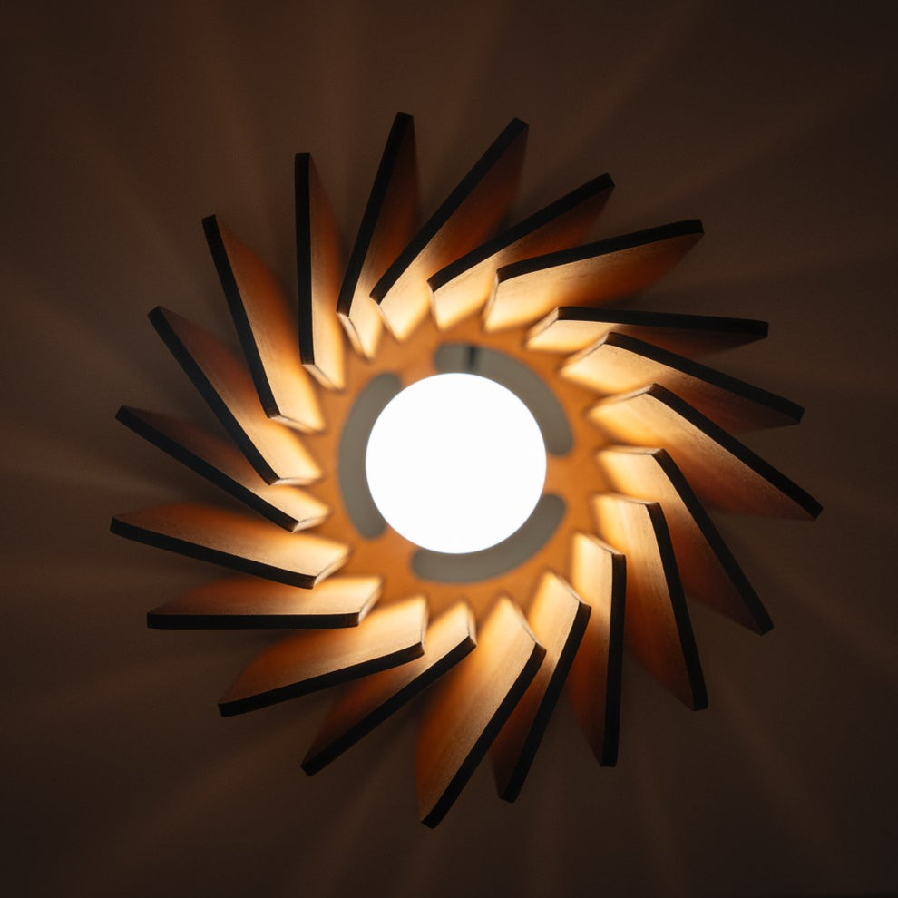 Russian roulette table lamp by Fíor