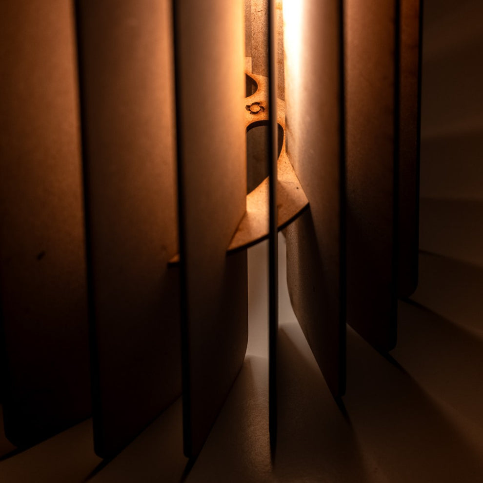 Russian roulette table lamp by Fíor