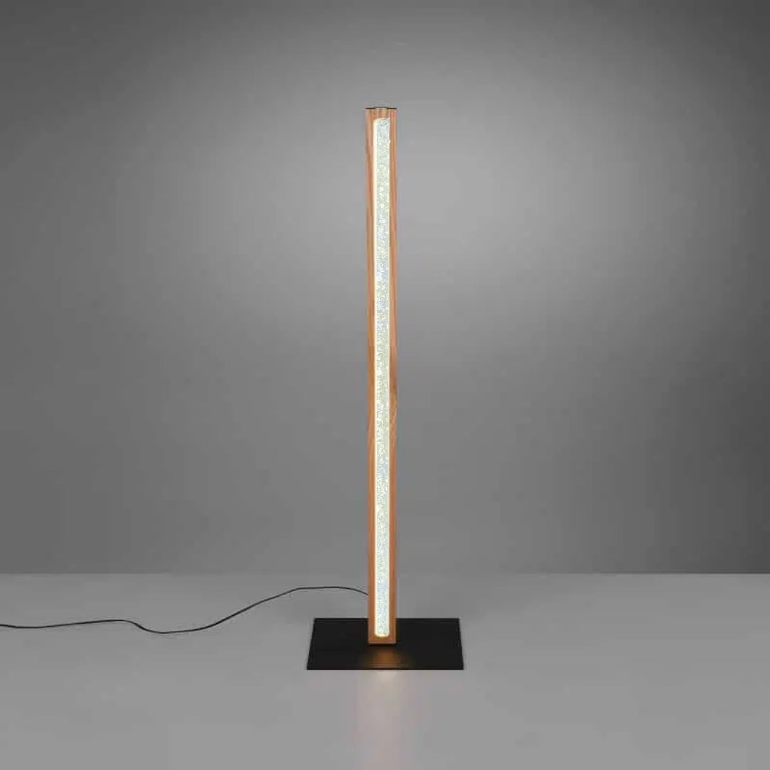 Modern Nordic LED Floor Lamp – Sleek Wooden Light for Cozy Spaces, wooden finish, Minimalist Nordic Lighting. ( Adapter not included) Buy 1 get 1 free.