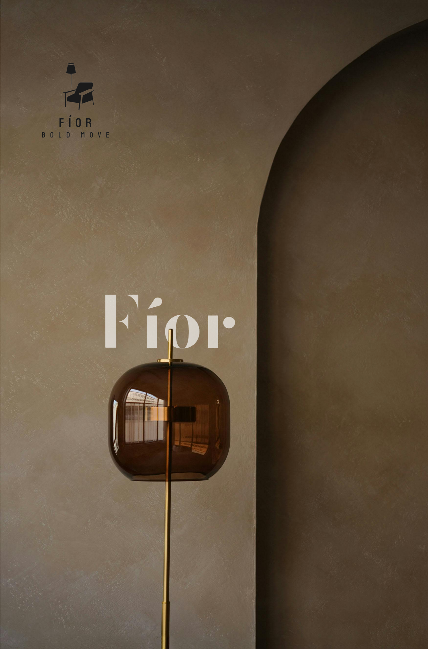 Cairo elegant table lamp,  Glass lamp, ambient lighting, minimalistic lamp with adjustable light from 2000k to 6000k.