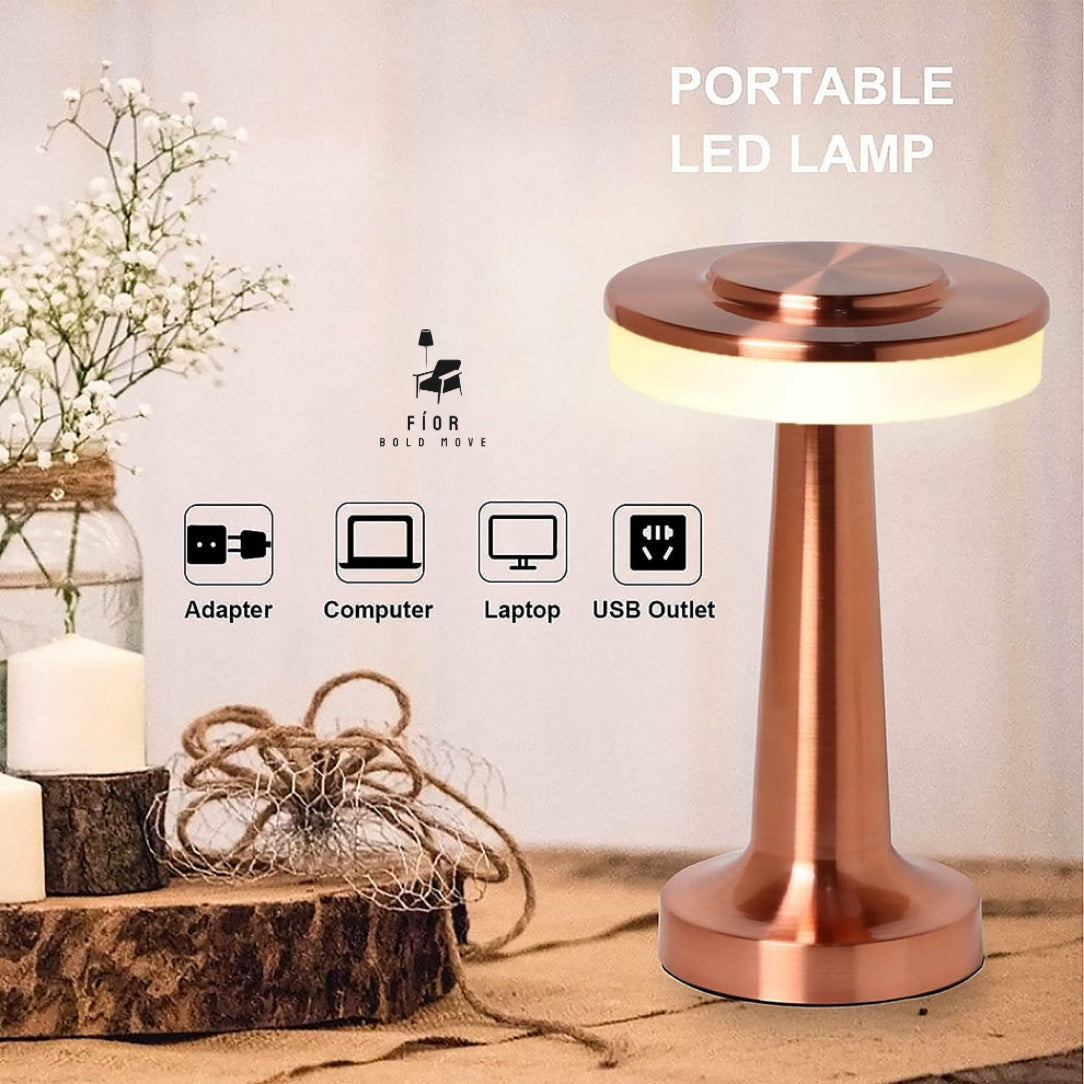 Starlight table lamp, cordless portable table lamp by Fíor