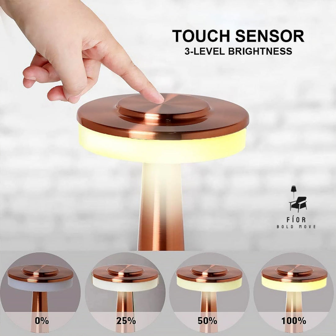 Starlight table lamp, cordless portable table lamp by Fíor