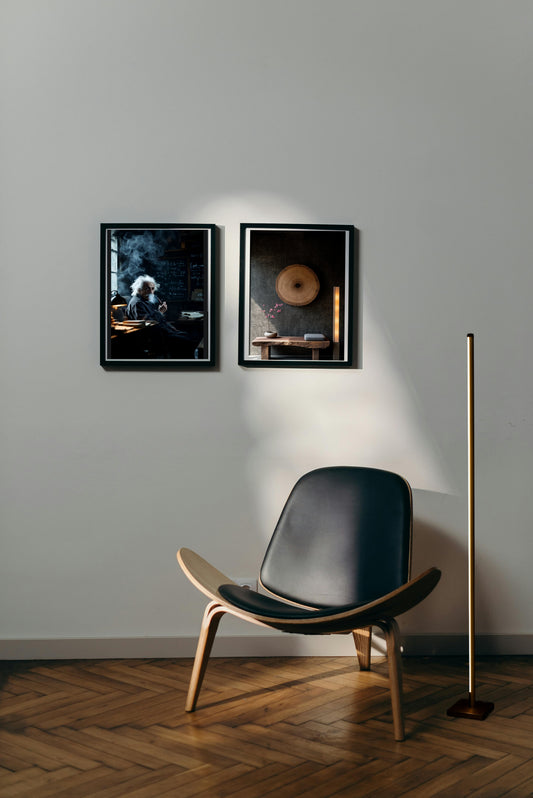 Swiss floor lamp by Fíor. Buy 1 get 1 free (Adapter not included)