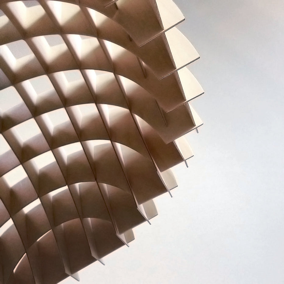 Stella minimalist pendent lamp by Fíor