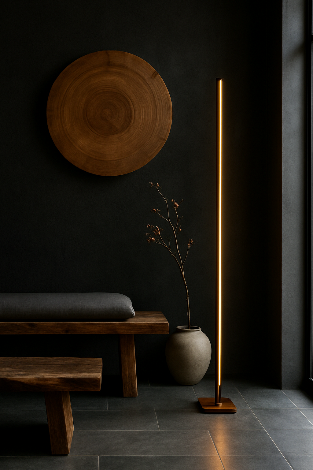Swiss floor lamp by Fíor. Buy 1 get 1 free (Adapter not included)