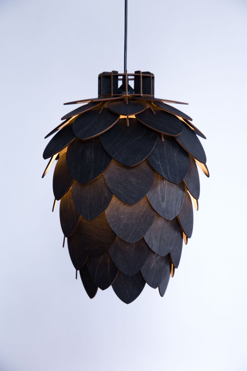 Pine cone pendant lamp by Fíor