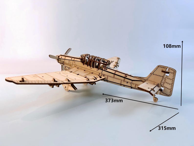 P-38 lockhead war plane (Pack of 2)