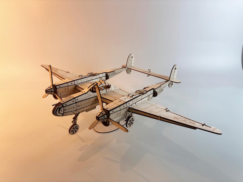 P-38 lockhead war plane (Pack of 2)
