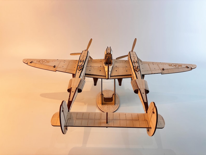 P-38 lockhead war plane (Pack of 2)