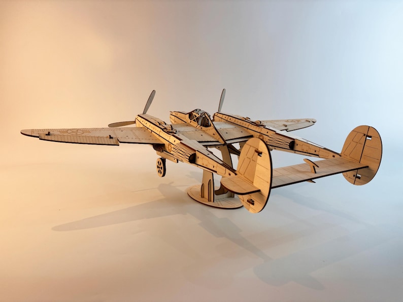P-38 lockhead war plane (Pack of 2)