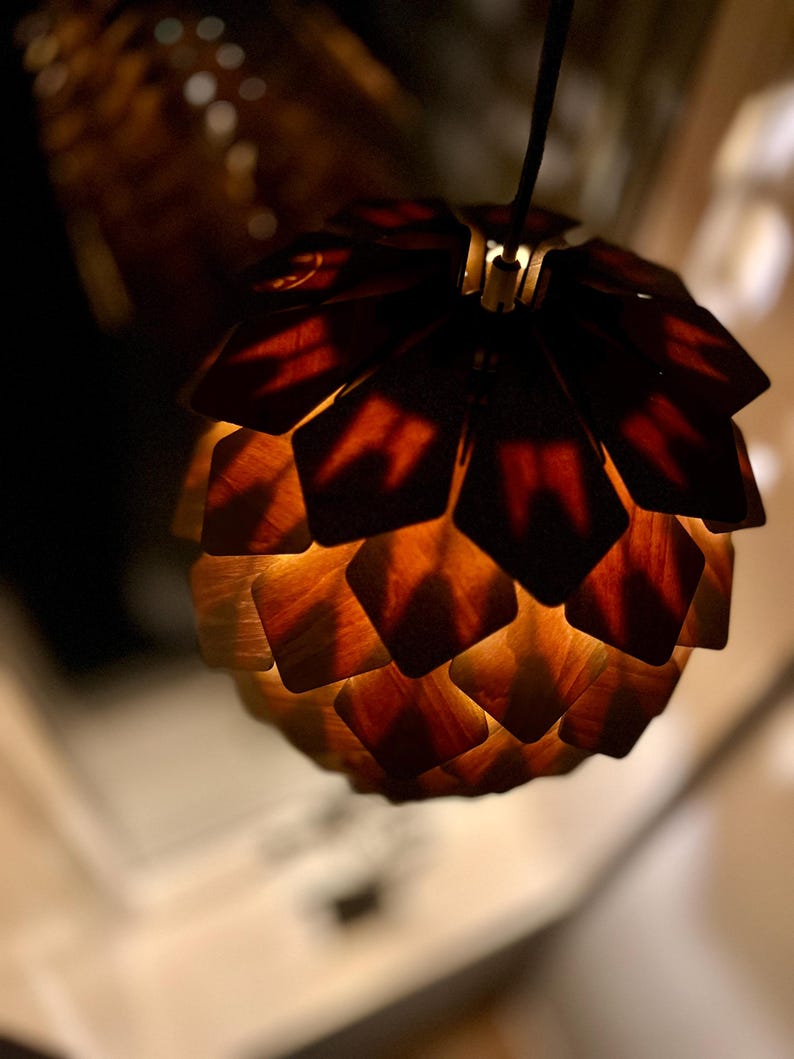 Pine cone pendant lamp by Fíor