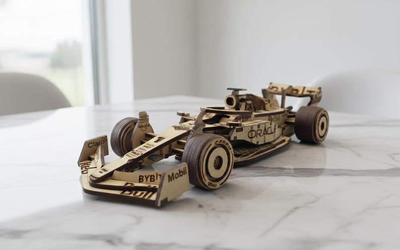 F1 car Puzzle kit by Fíor (Pack of 2)