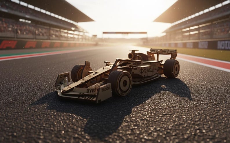 F1 car Puzzle kit by Fíor (Pack of 2)