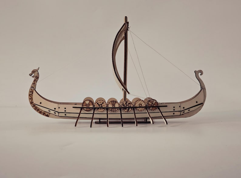 Ragnar Vikings ship puzzle kit by Fíor (Buy 1 Get 1 Free)