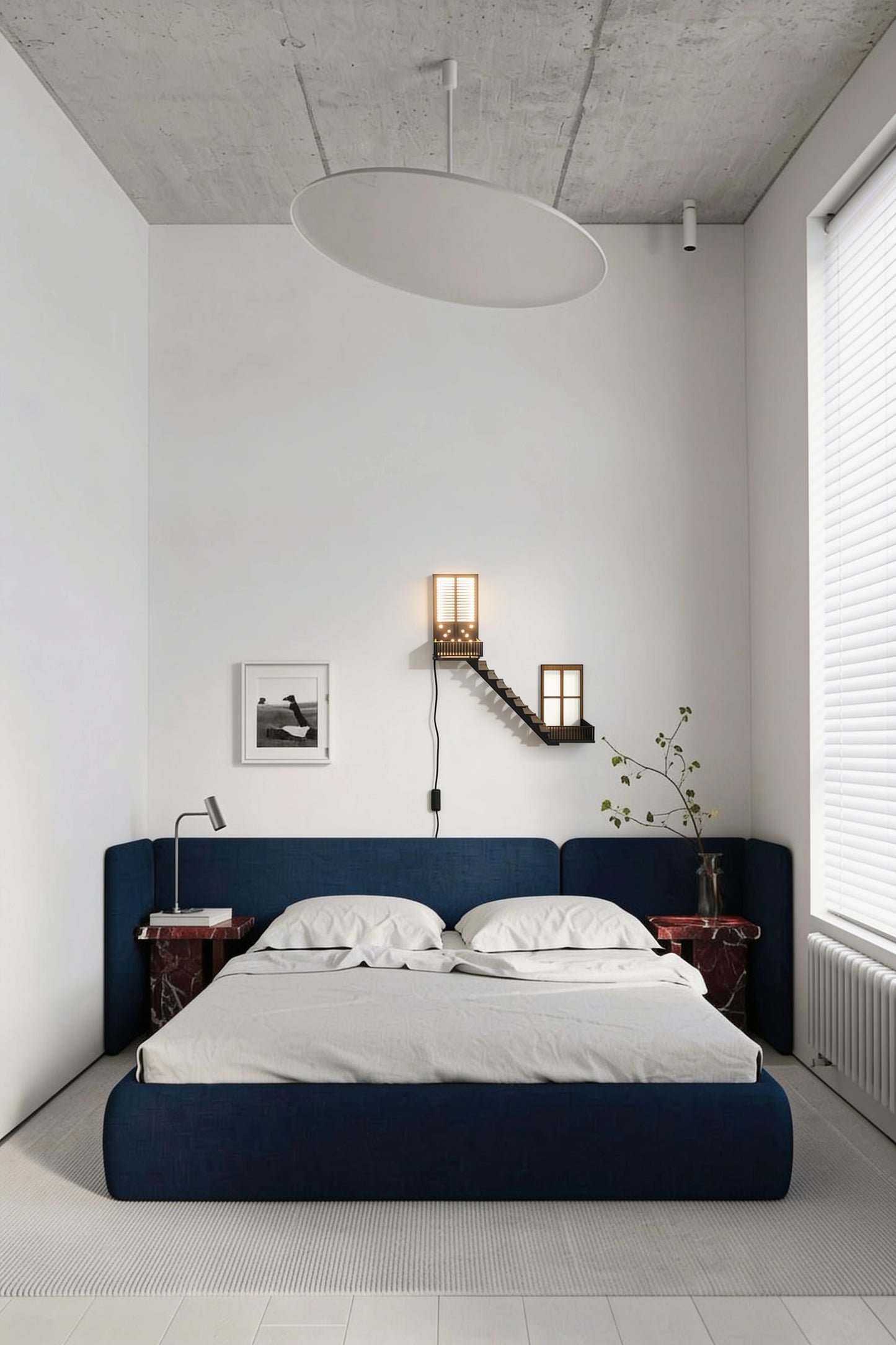 Manhattan Architectural Staircase wall lamp by Fíor | Sculptural LED Lighting | Buy 1 get 1 free