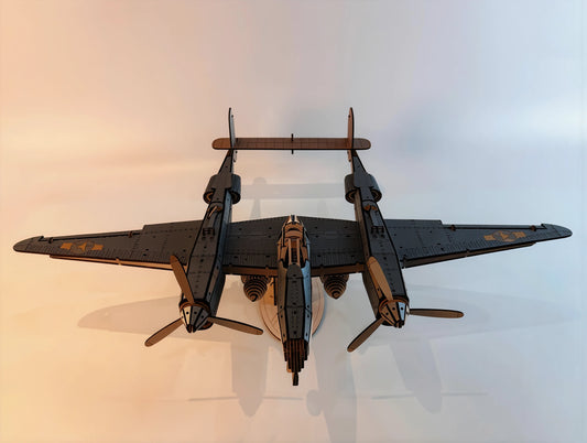 P-38 lockhead war plane (Pack of 2)