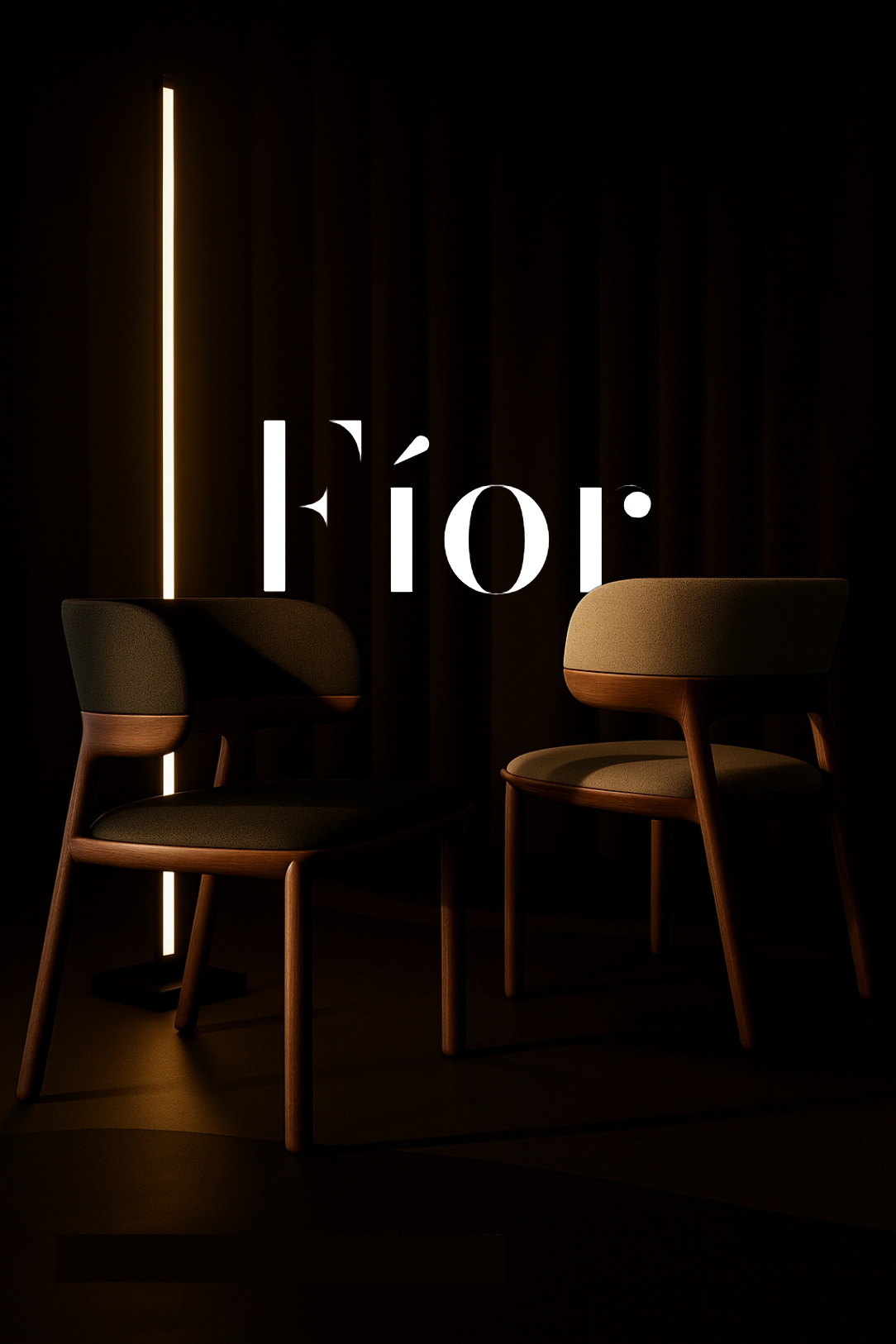 Swiss floor lamp by Fíor. Buy 1 get 1 free (Adapter not included)